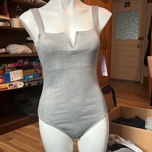 NWOT glitter bodysuit